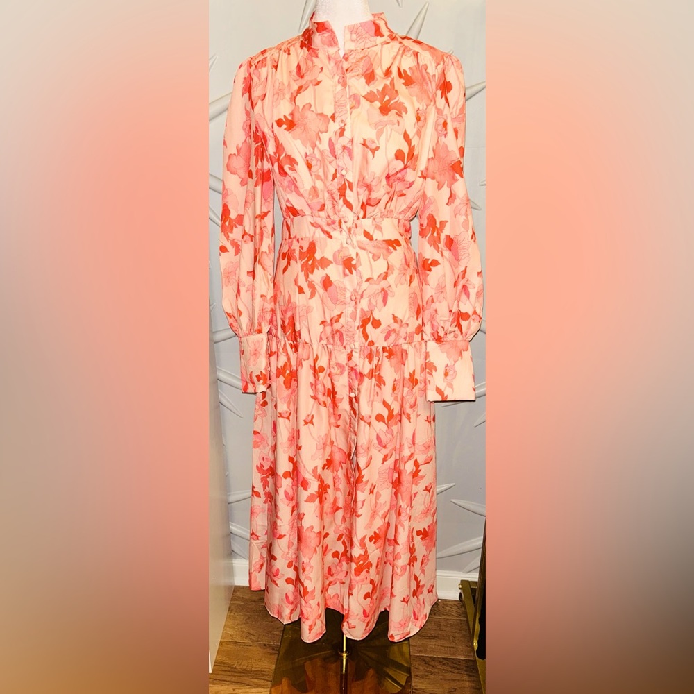 NWT Petal & Pup Floral Pink Maxi Dress